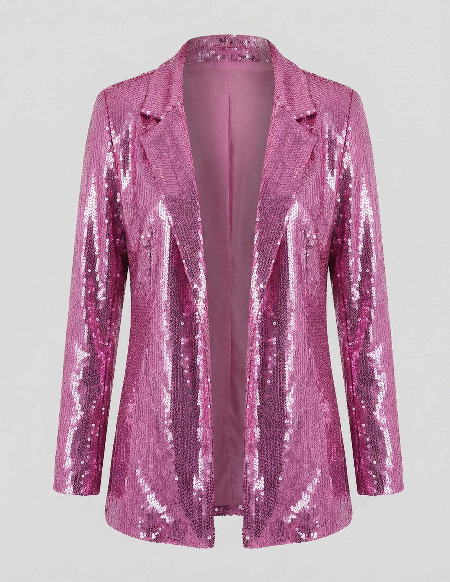 Glamorous Sequin Lapel Blazer