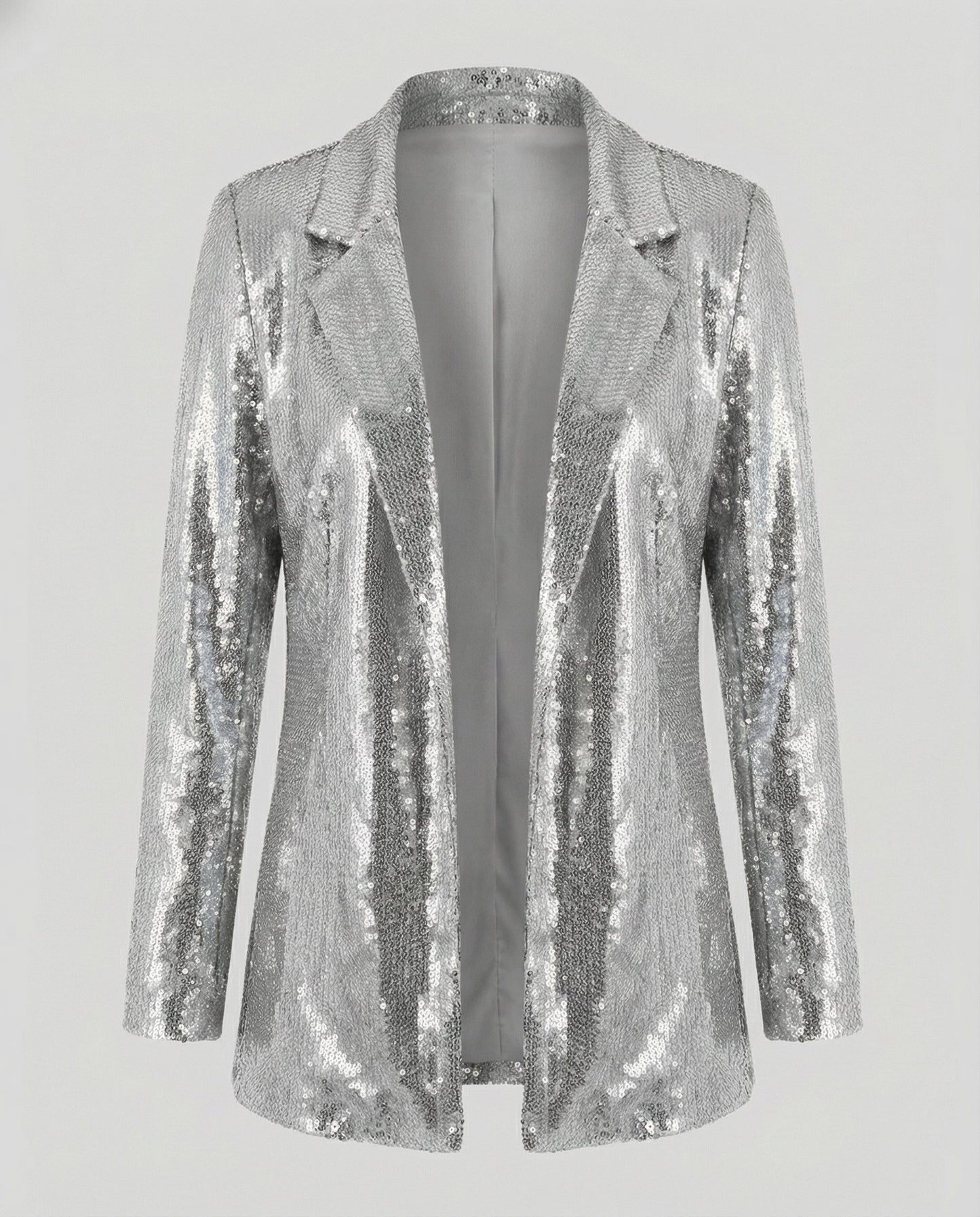 Glamorous Sequin Lapel Blazer