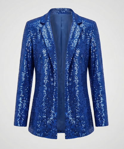 Glamorous Sequin Lapel Blazer