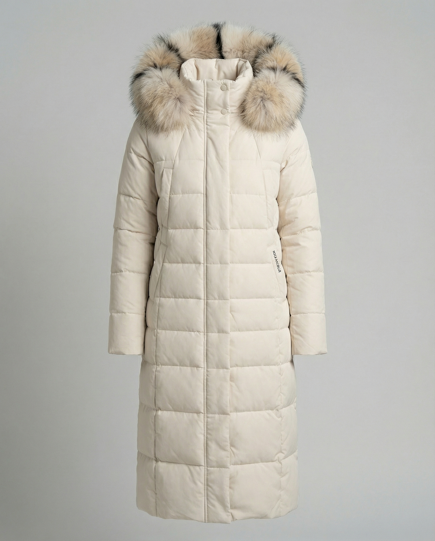 Padded women's down jacket
