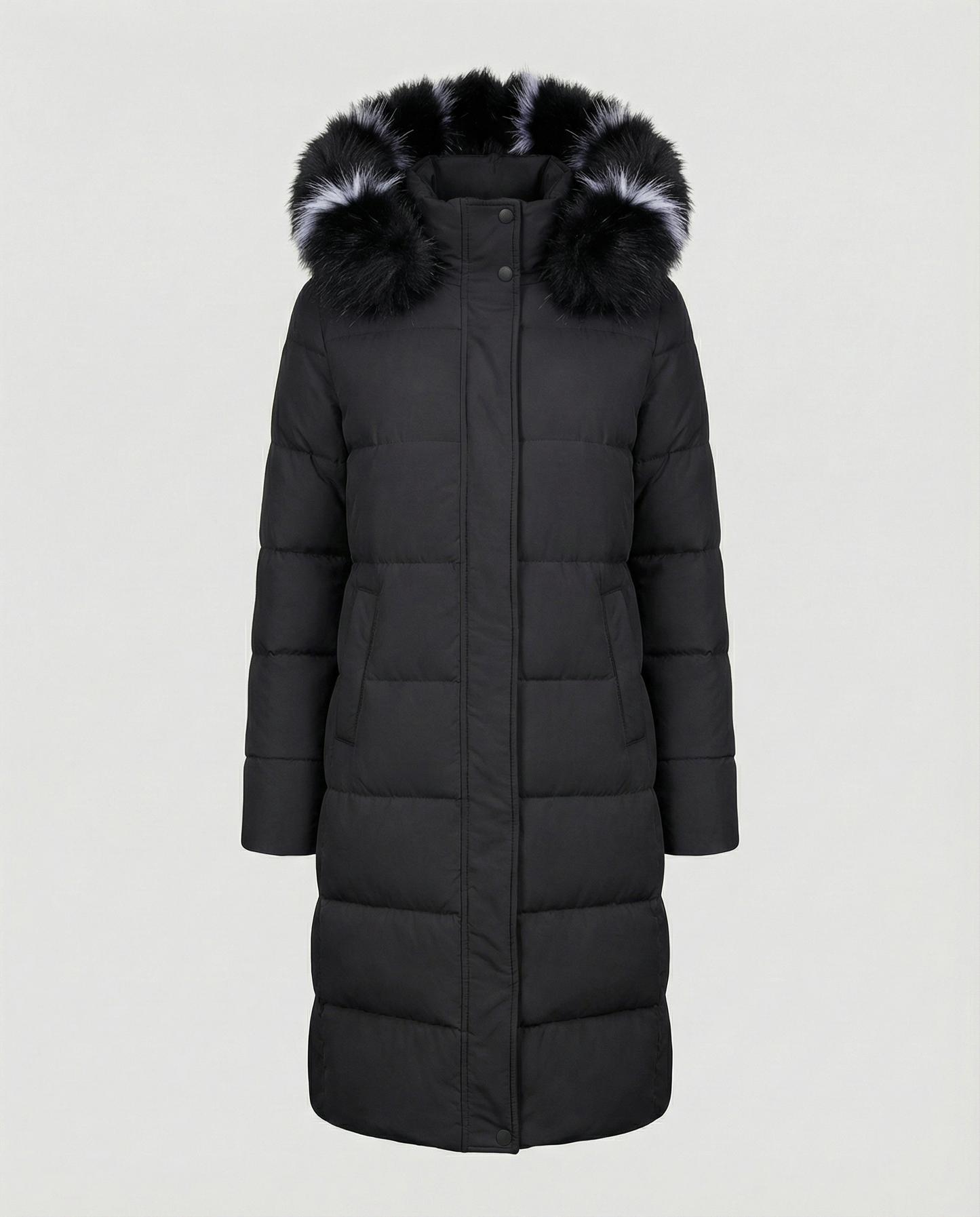 Padded women's down jacket