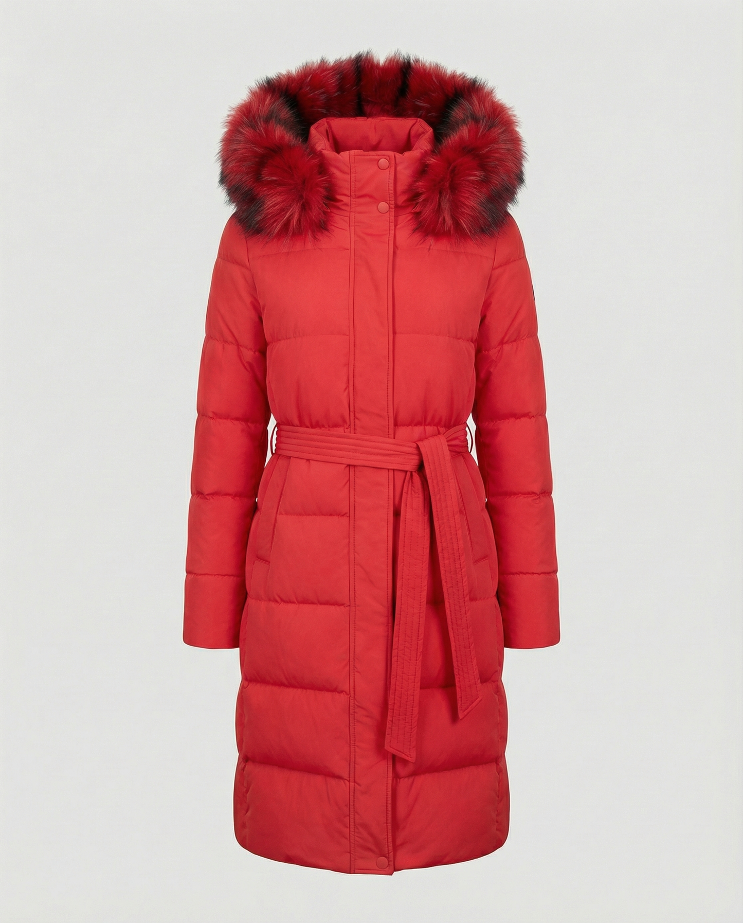 Padded women's down jacket