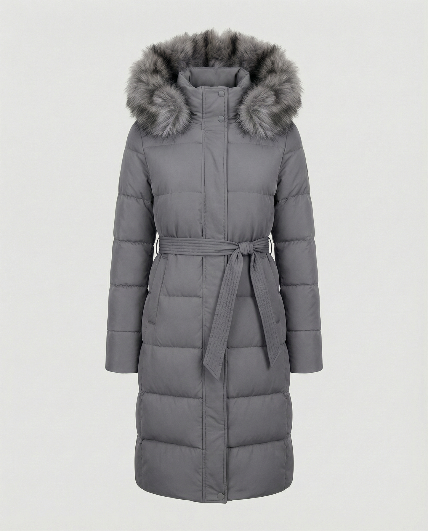 Padded women's down jacket