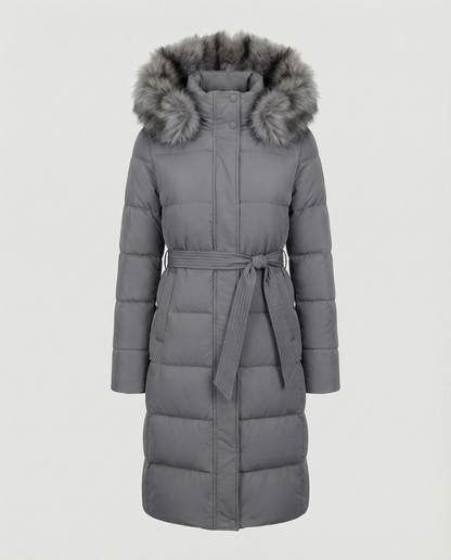 Padded women's down jacket
