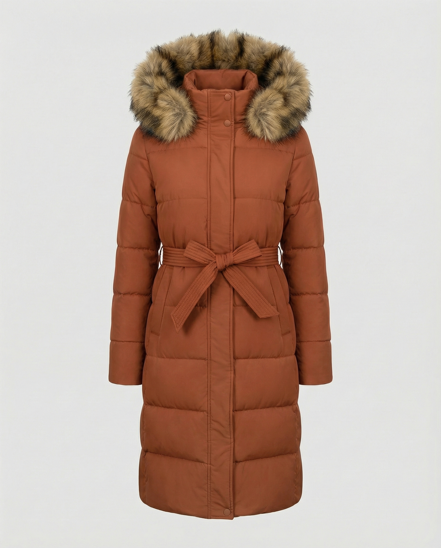 Padded women's down jacket
