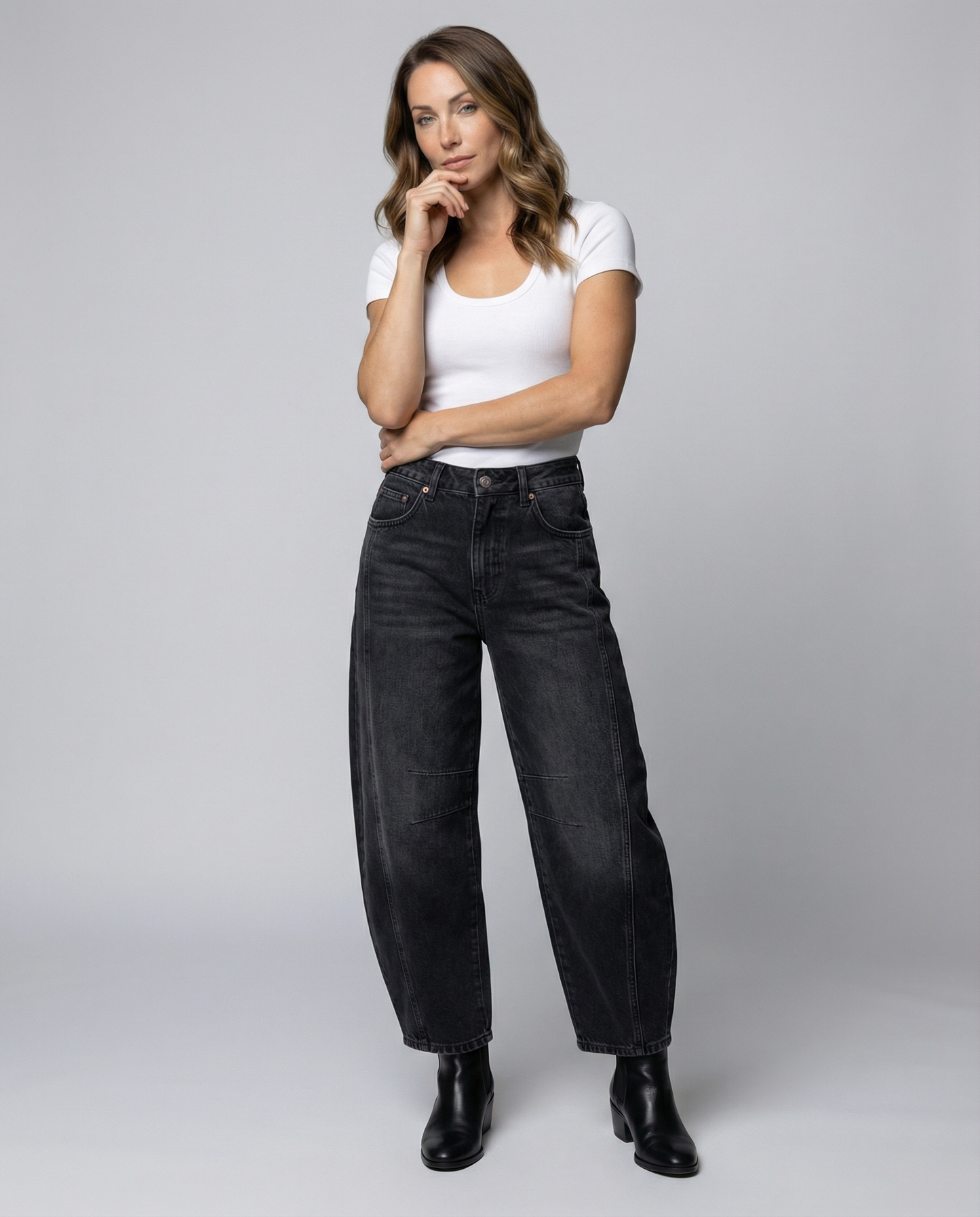 Trendy Barrel Jeans Women