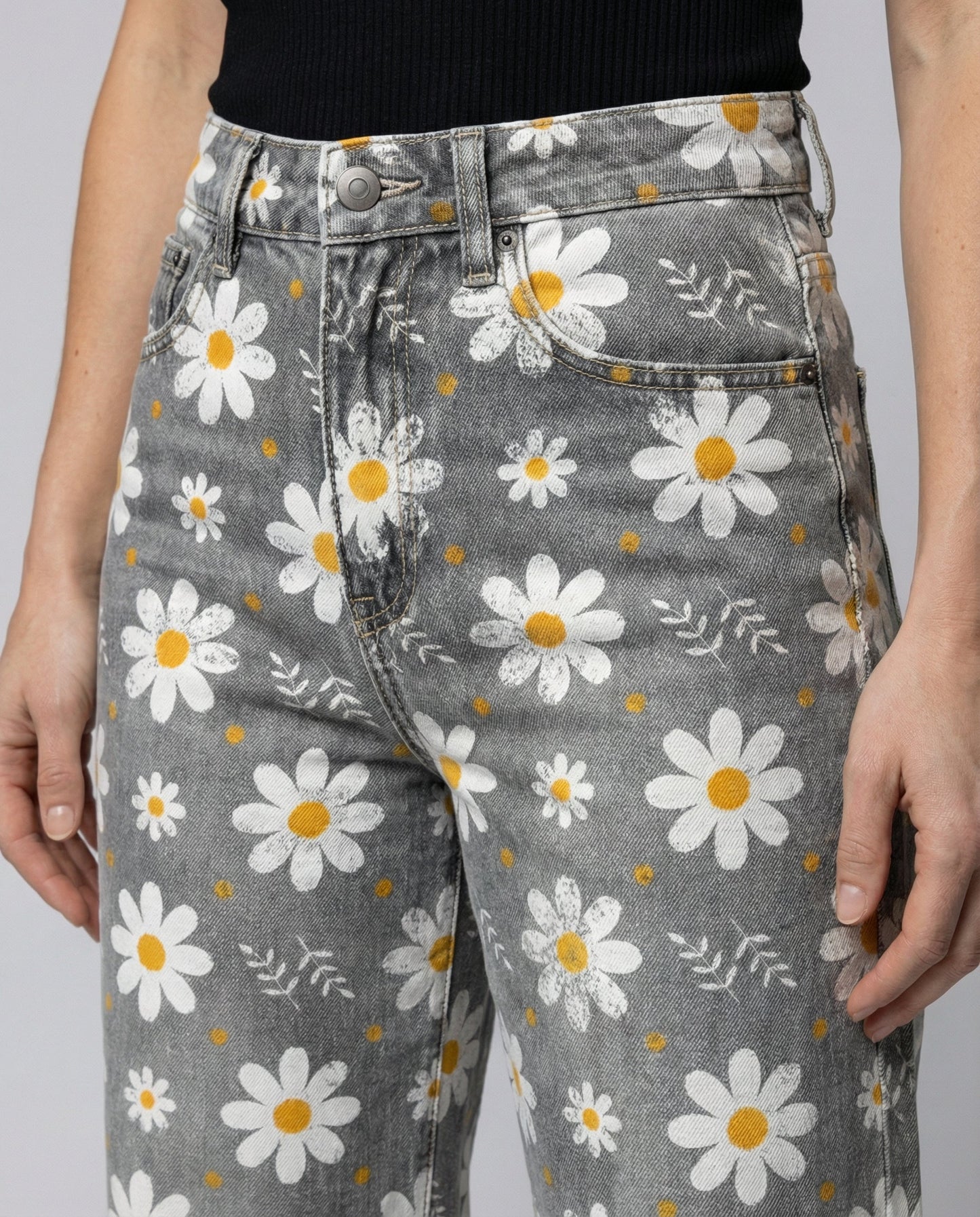 Floral Wide Women's Jeans