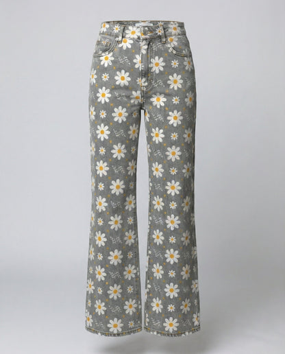 Floral Wide Women's Jeans