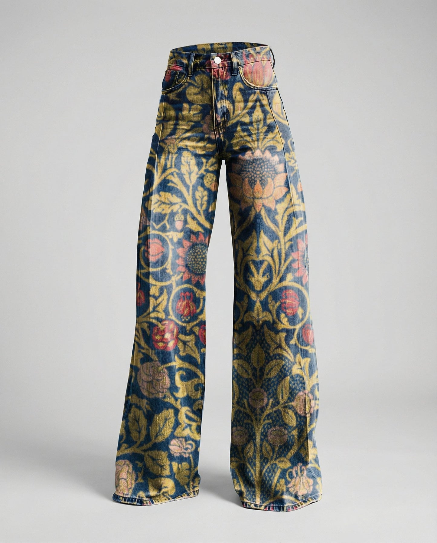 Floral Wide Women's Jeans