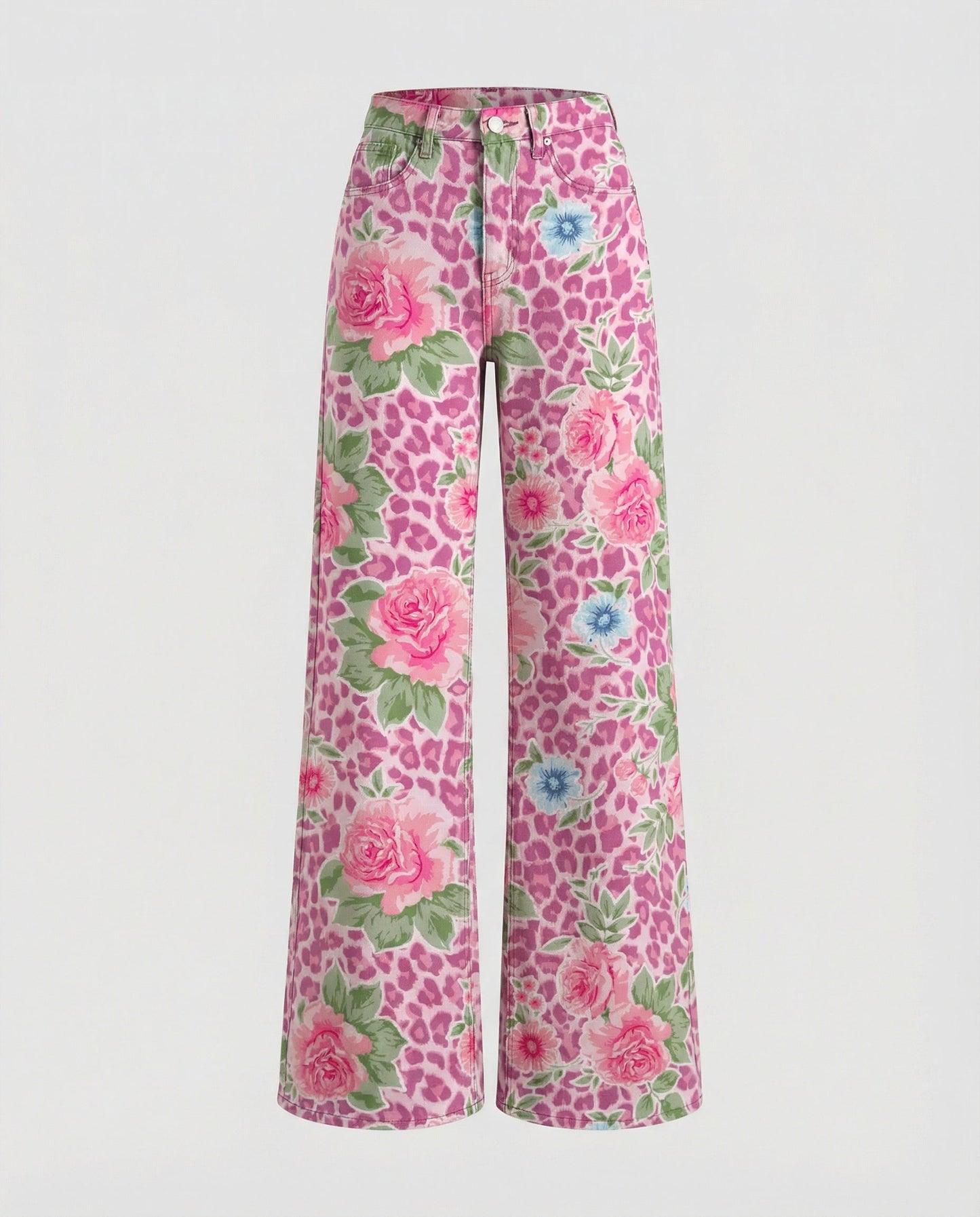 Floral Wide Women's Jeans