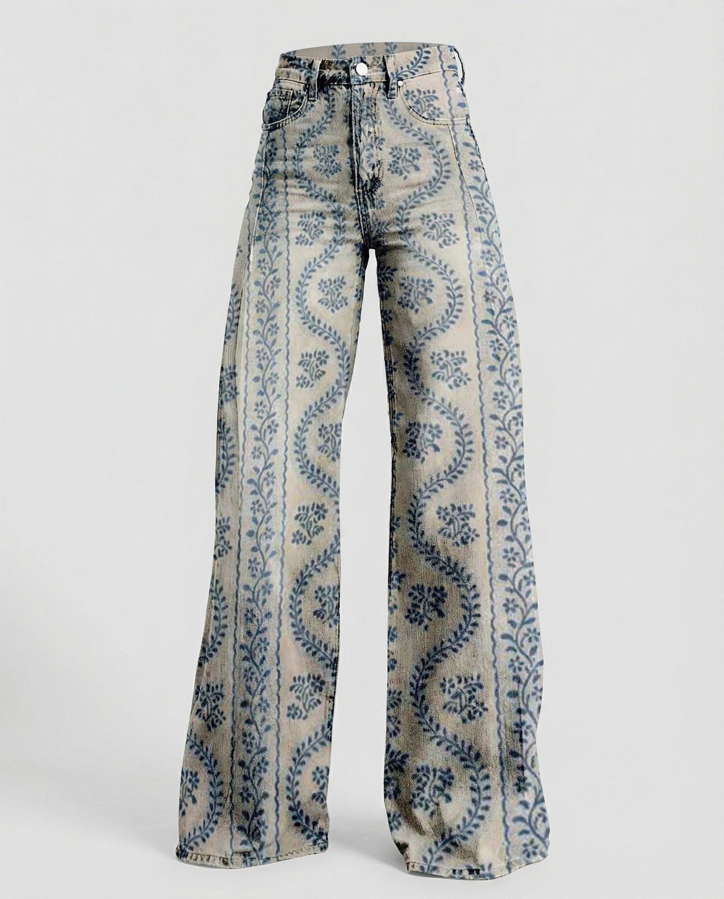 Floral Wide Women's Jeans
