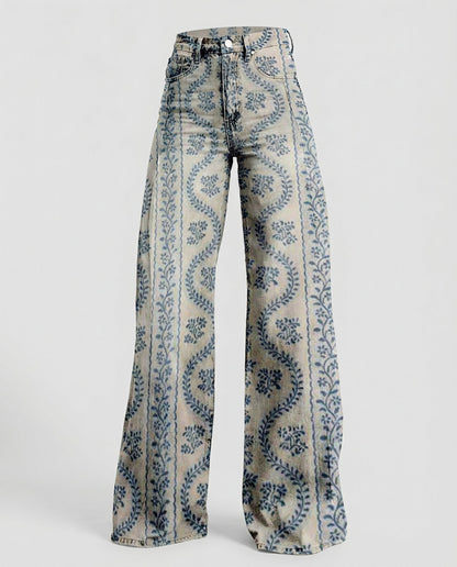 Floral Wide Women's Jeans