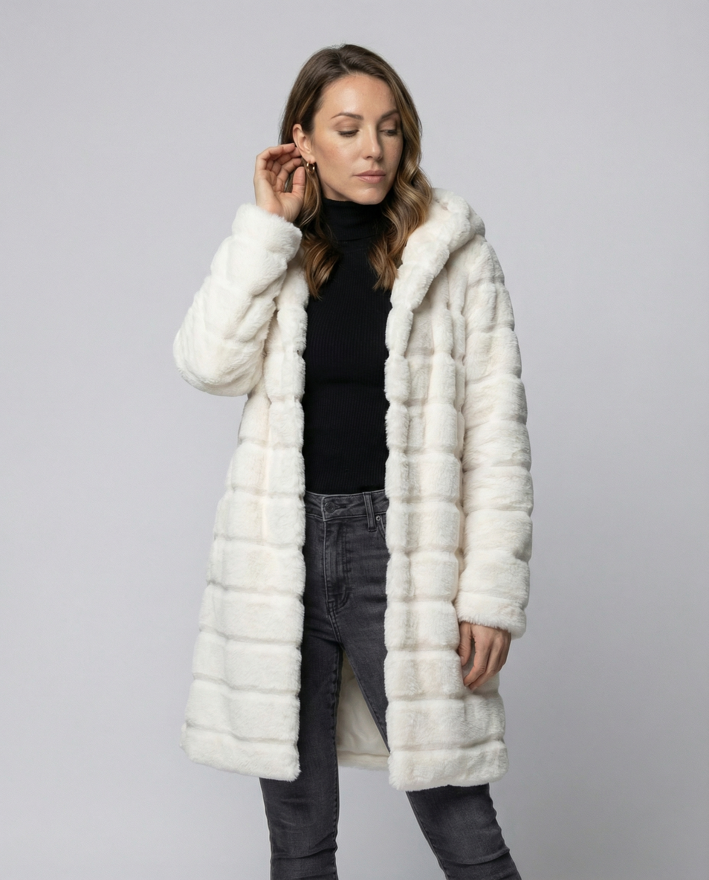 Elegant Fleece Winter Jacket Women