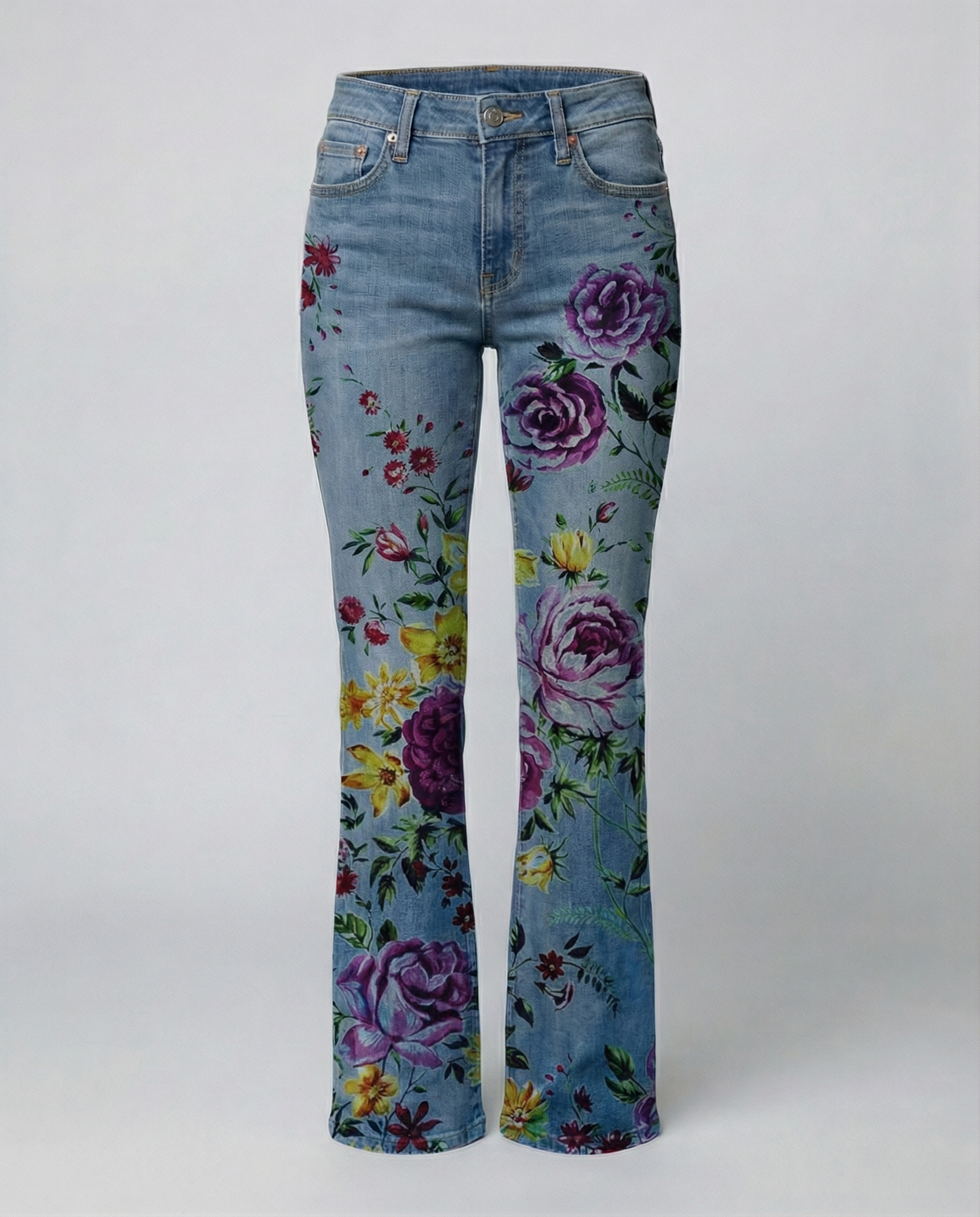 High-waisted women's flared pants