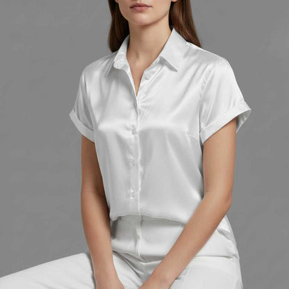 Chic White Blouse | Women's Office Blouse 1