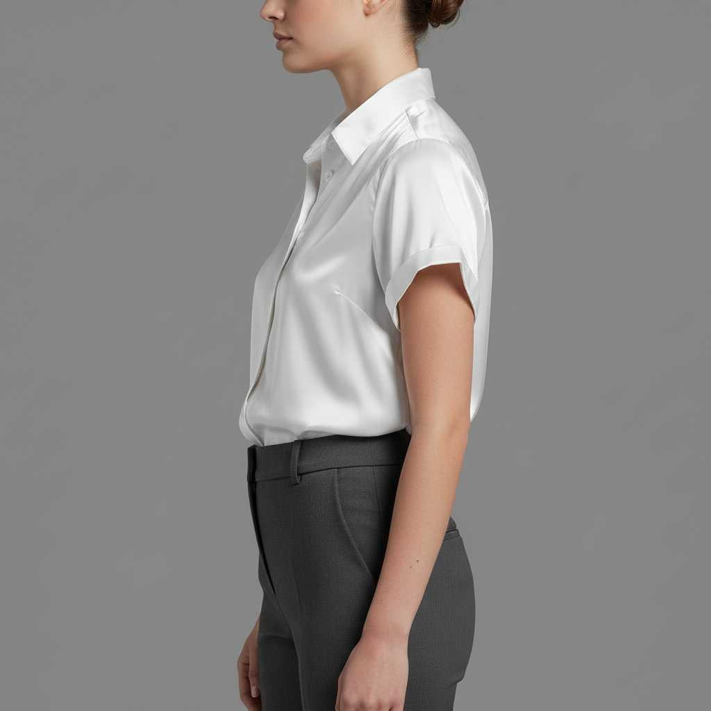 Chic White Blouse | Women's Office Blouse 2