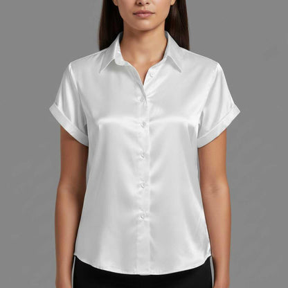 Chic White Blouse | Women's Office Blouse 3