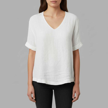 Cotton Linen Top | Women's Lightweight Casual Wear 2