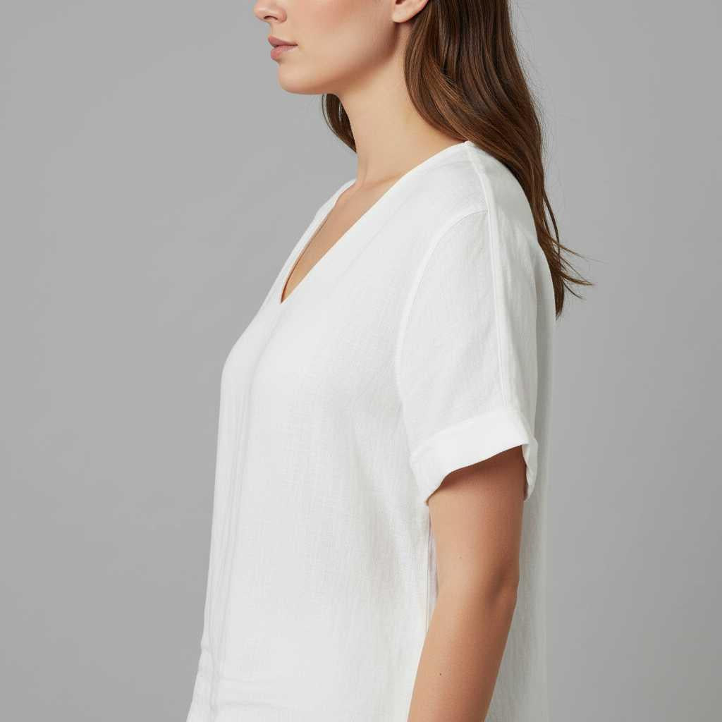 Cotton Linen Top | Women's Lightweight Casual Wear 3