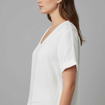 Cotton Linen Top | Women's Lightweight Casual Wear 3
