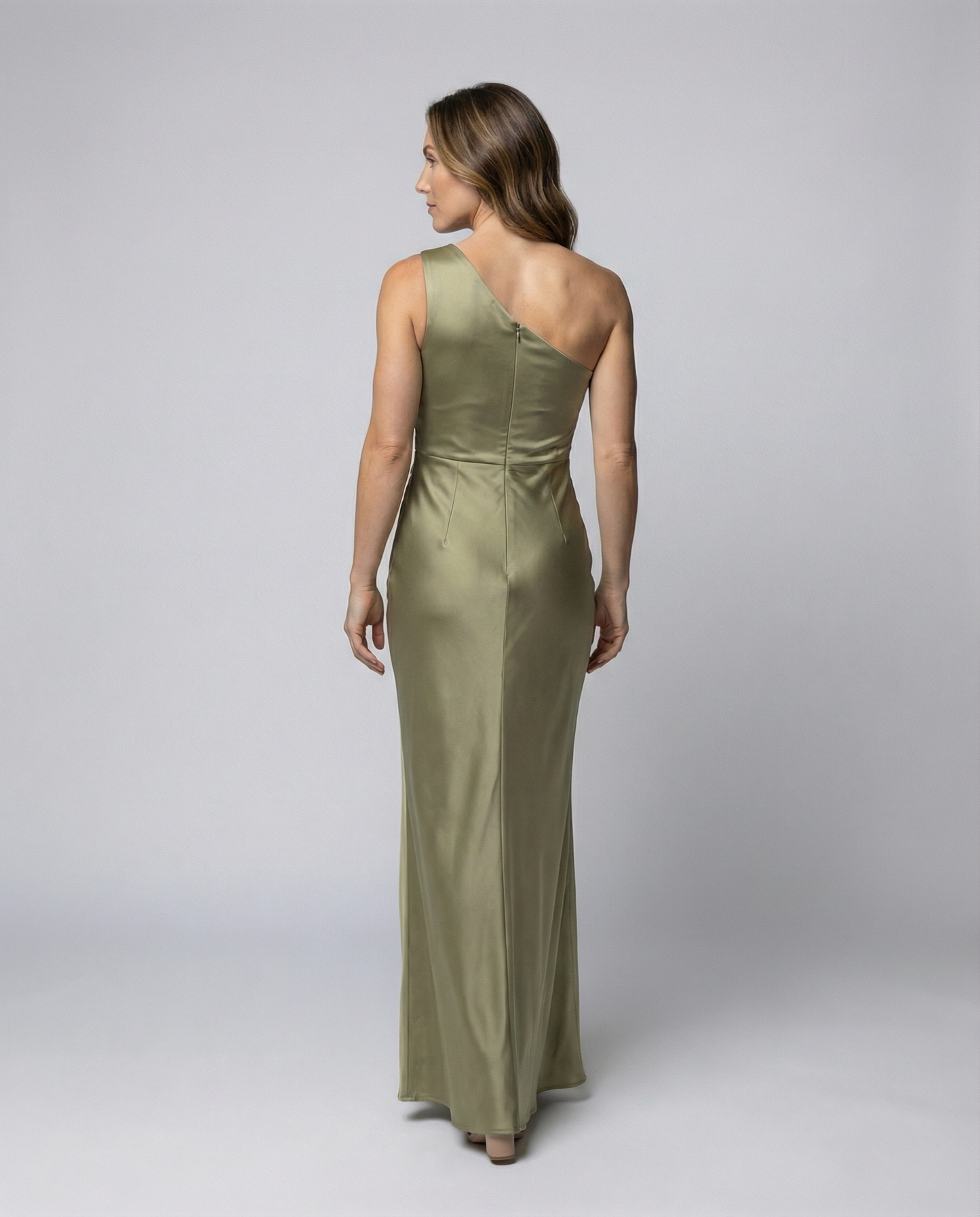 Elegant Satin Evening Dress Women