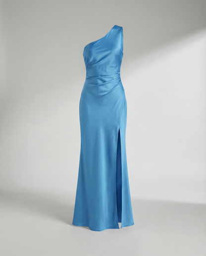 Elegant Satin Evening Dress Women