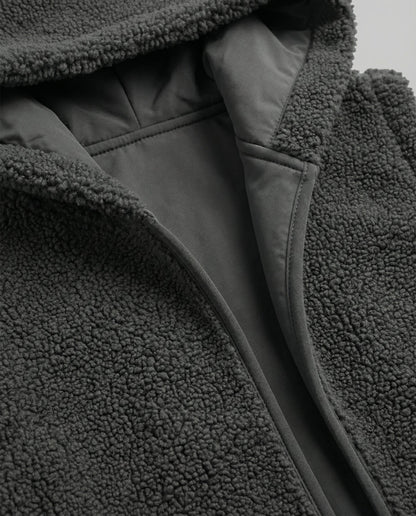Cozy lambskin imitation vest women