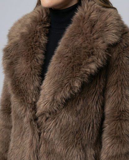 Soft Short Faux Fur Jacket