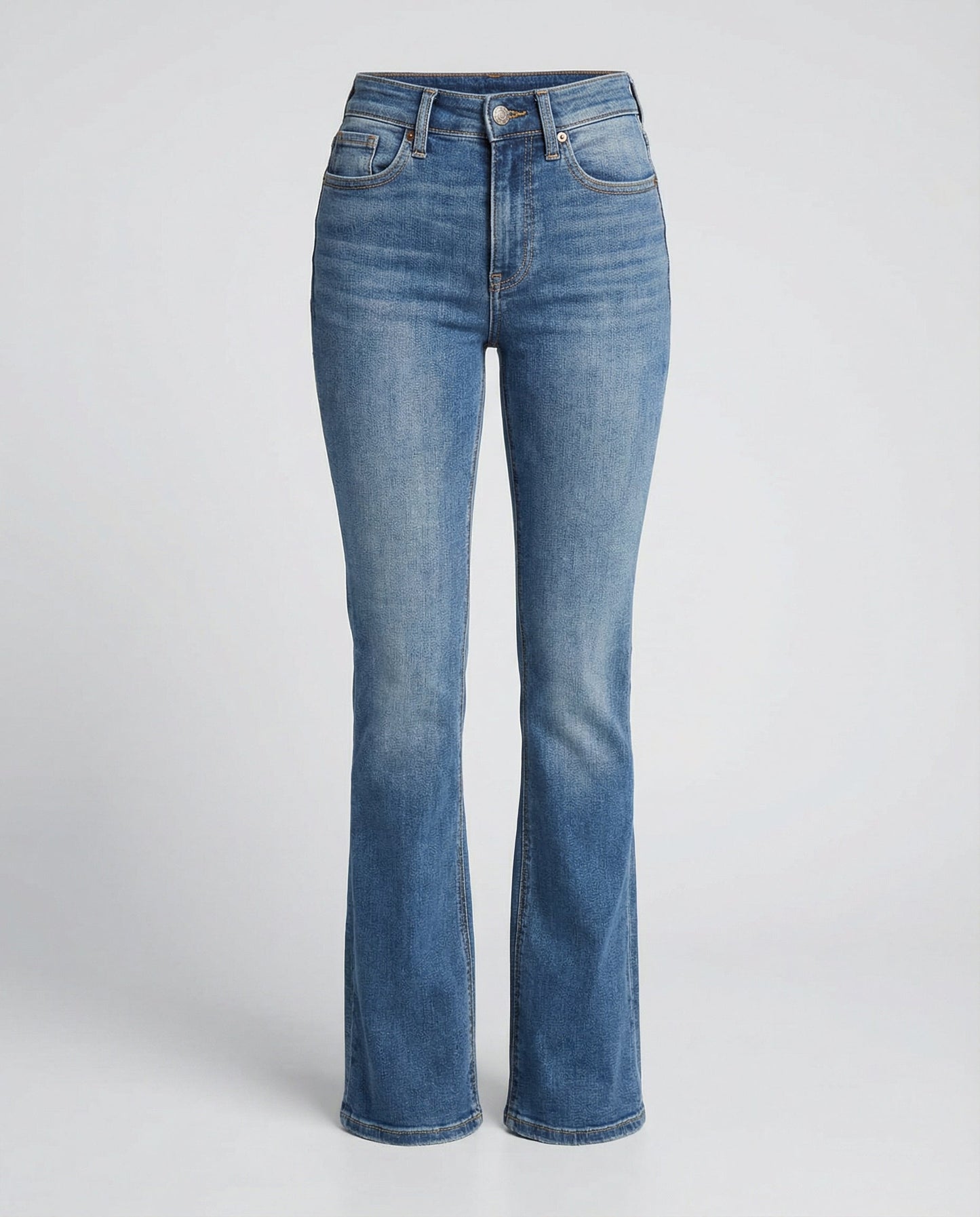 Shaping belly control women's jeans