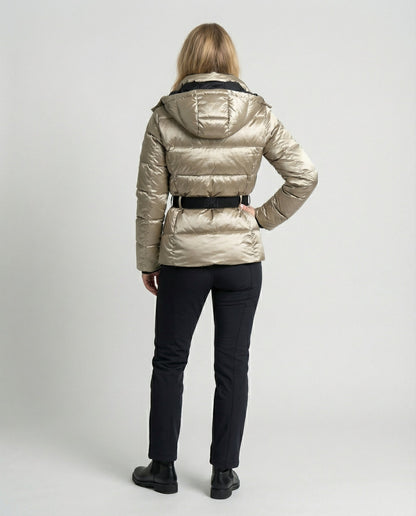 Quilted women's ski jacket