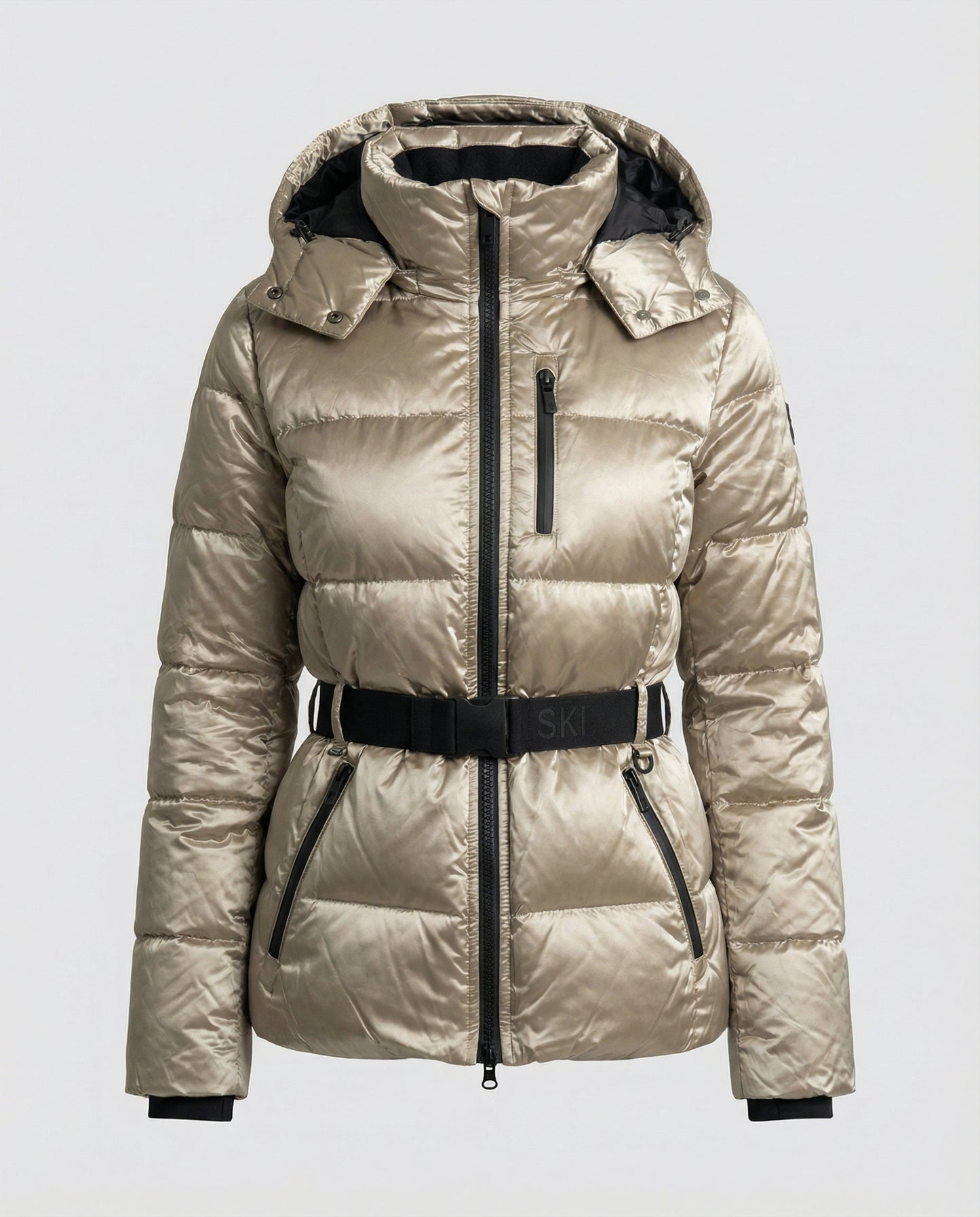 Quilted women's ski jacket