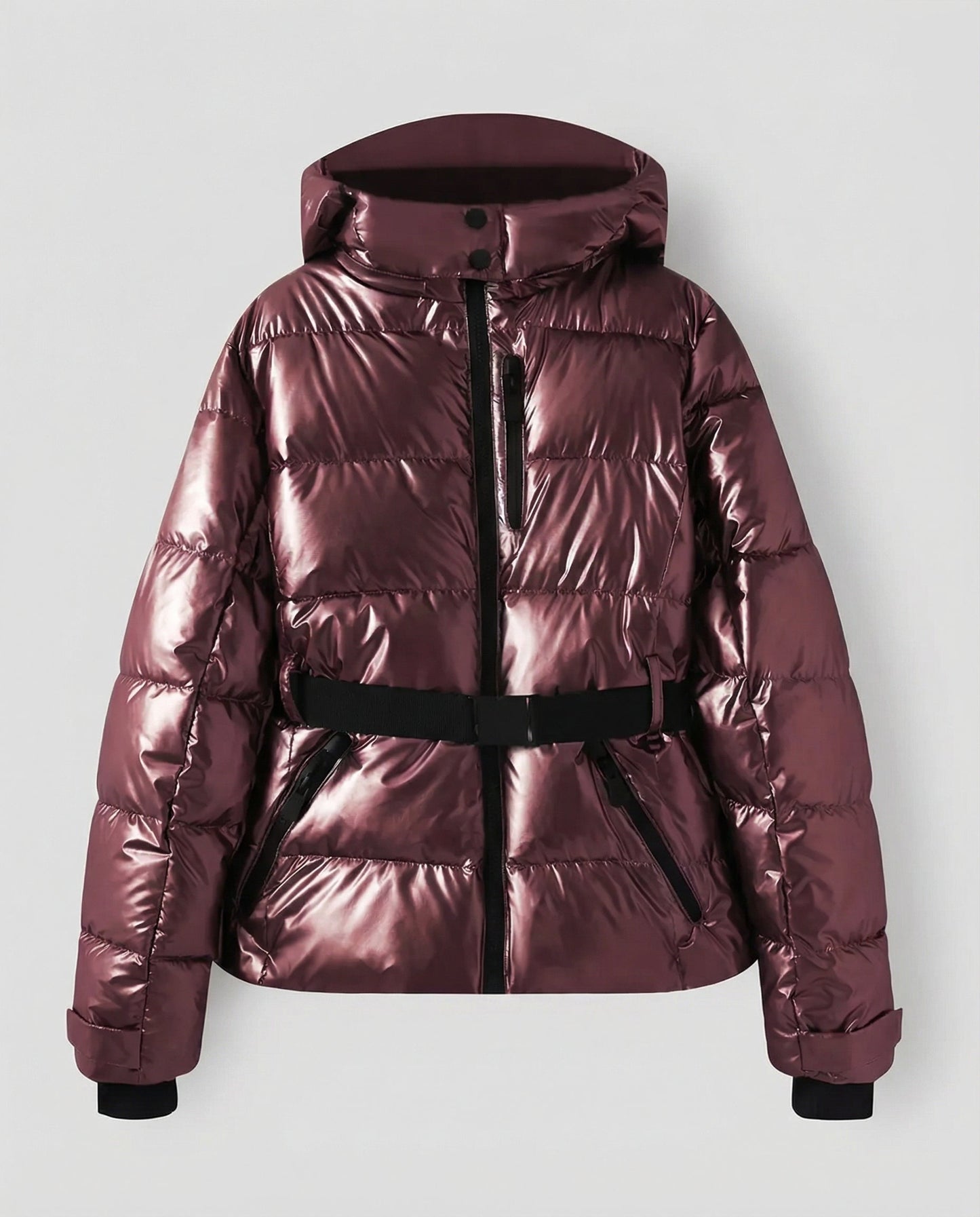 Quilted women's ski jacket