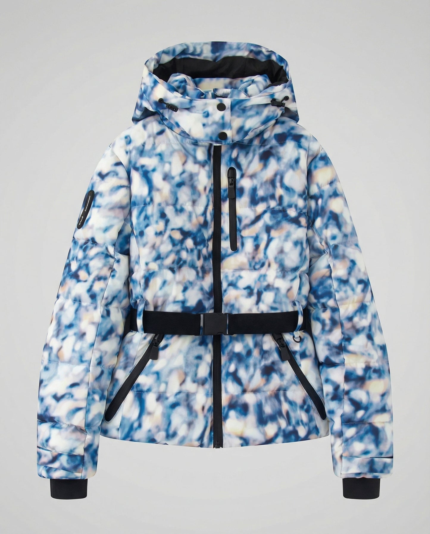 Quilted women's ski jacket