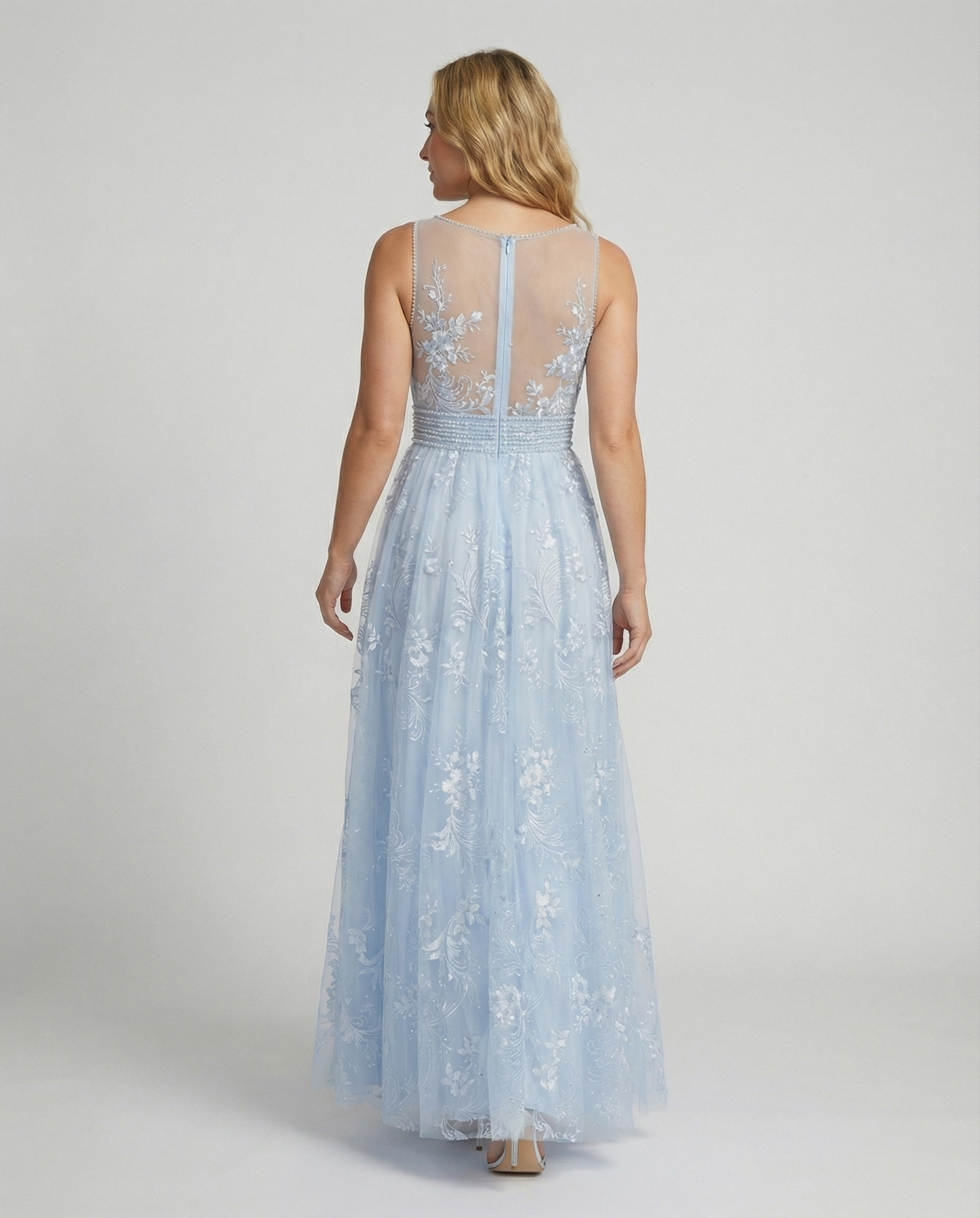 Elegant Ladies Mesh Dress Party