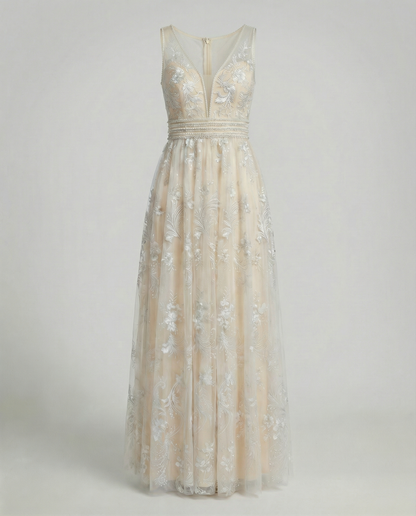 Elegant Ladies Mesh Dress Party