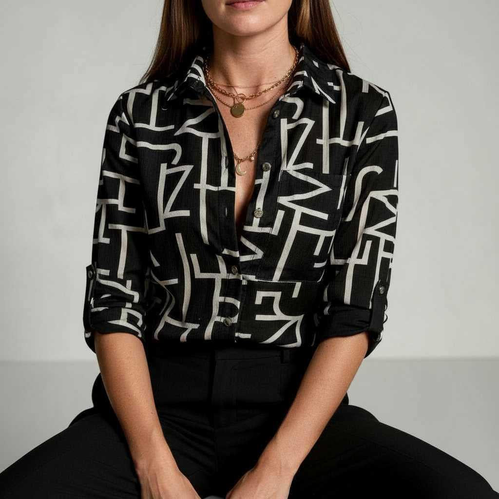 Elara Linen Shirt | Women's Button-Up Top in Sage Green 2
