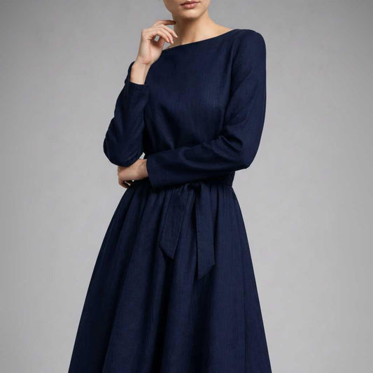 Elegant Linen Maxi Dress | Women's Summer Dress 1
