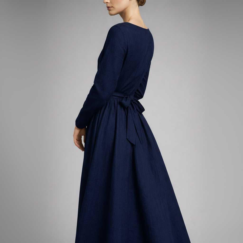 Elegant Linen Maxi Dress | Women's Summer Dress 2