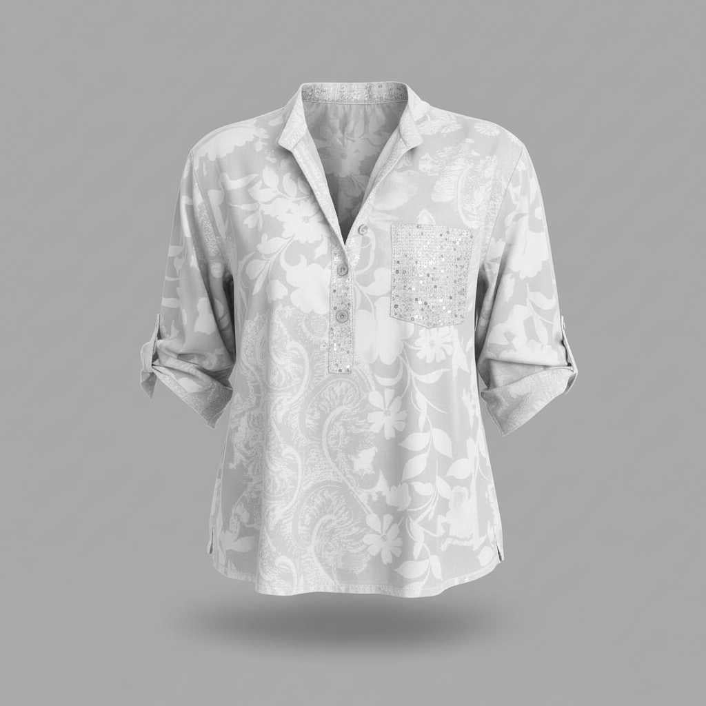 Elegant Long Sleeve Blouse | Women's Blouse Top 4
