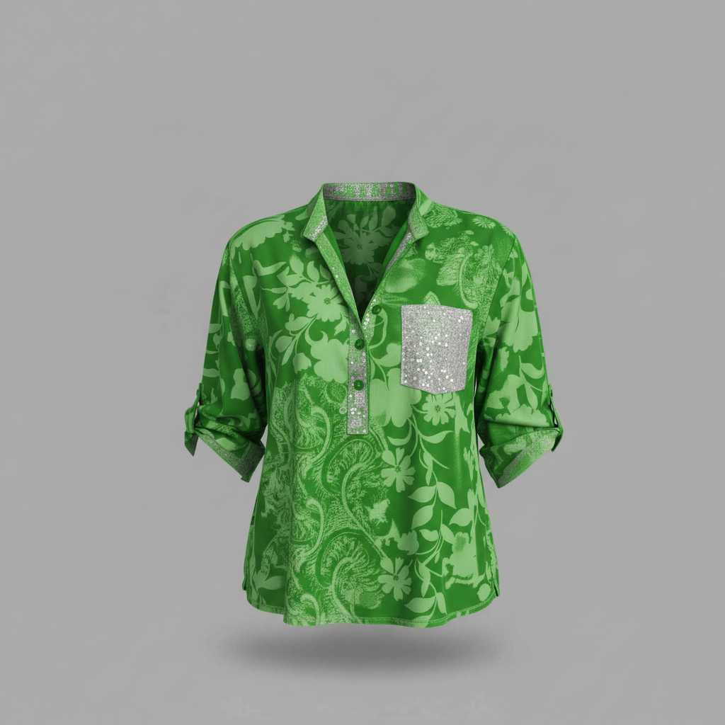 Elegant Long Sleeve Blouse | Women's Blouse Top 5