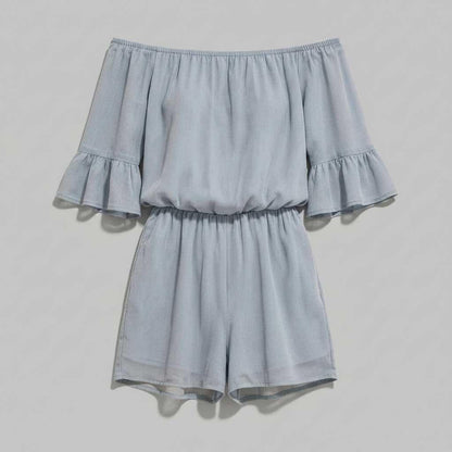 Elegant Off-Shoulder Chiffon Jumpsuit | Women's Jumpsuit 4