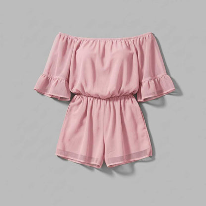 Elegant Off-Shoulder Chiffon Jumpsuit | Women's Jumpsuit 7