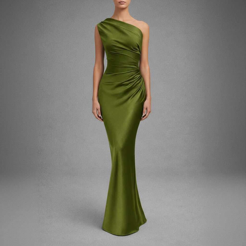 Elegant One-Shoulder Maxi Dress | Women's Formal Dress 1