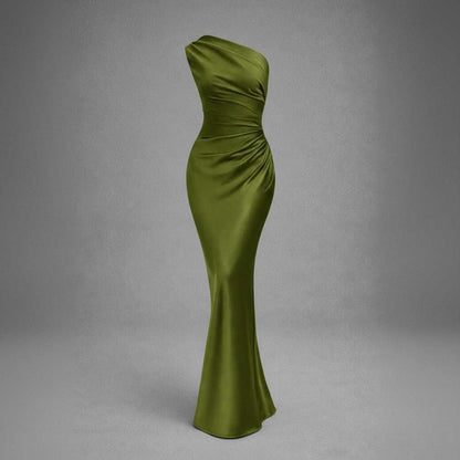 Elegant One-Shoulder Maxi Dress | Women's Formal Dress 3