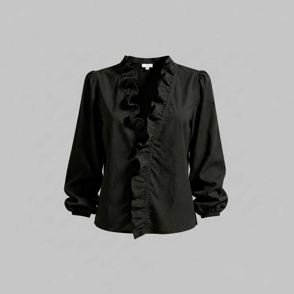 Elegant Ruffle Blouse | Women's Long Sleeve Top 6