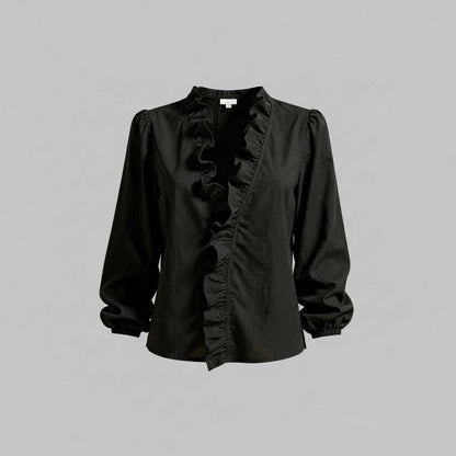 Elegant Ruffle Blouse | Women's Long Sleeve Top 6