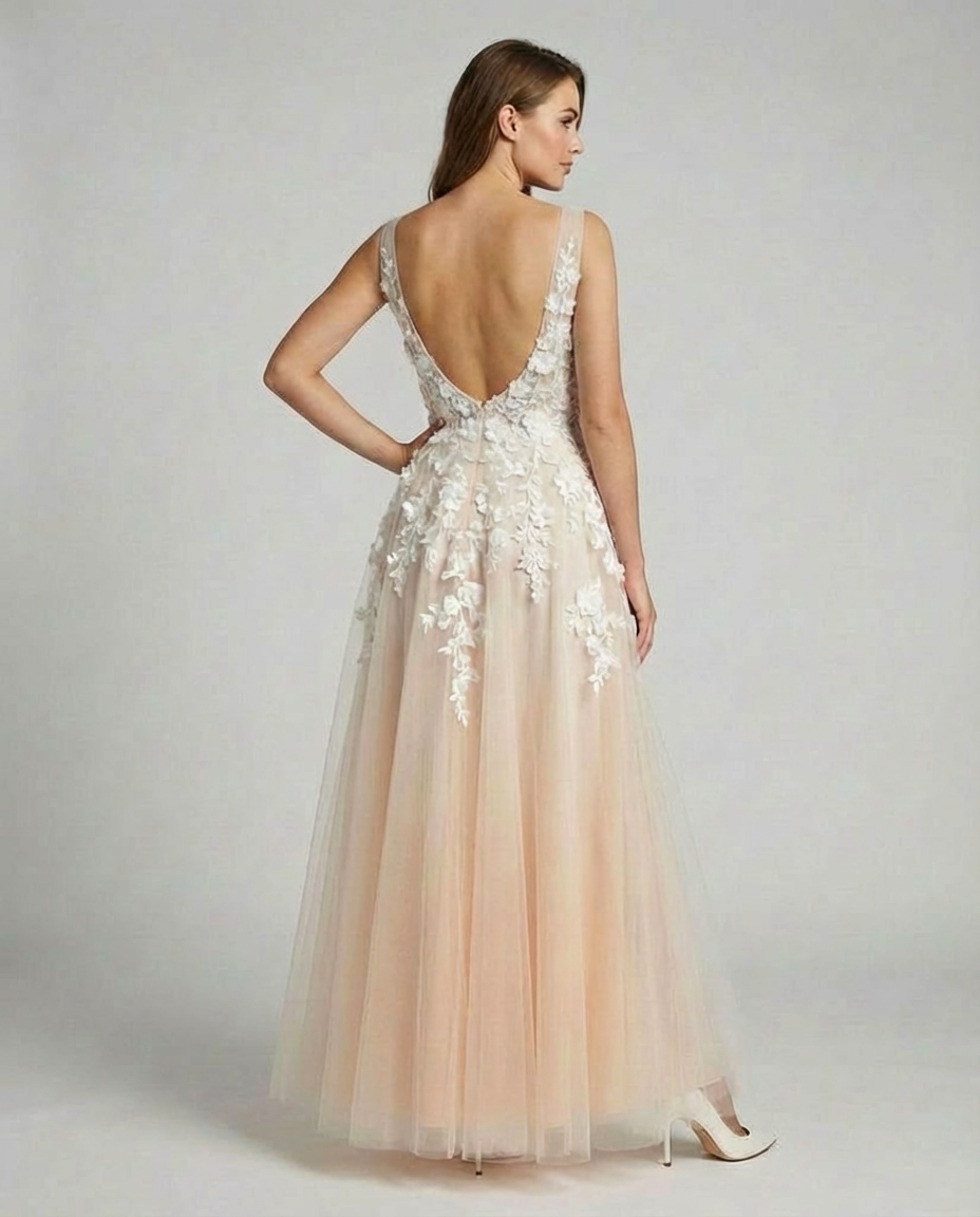 Elegant A-Line Wedding Dress