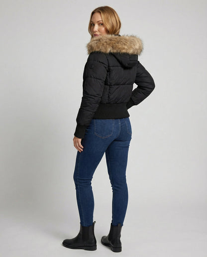 Cropped Padded Winter Jacket