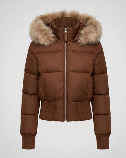 Cropped Padded Winter Jacket