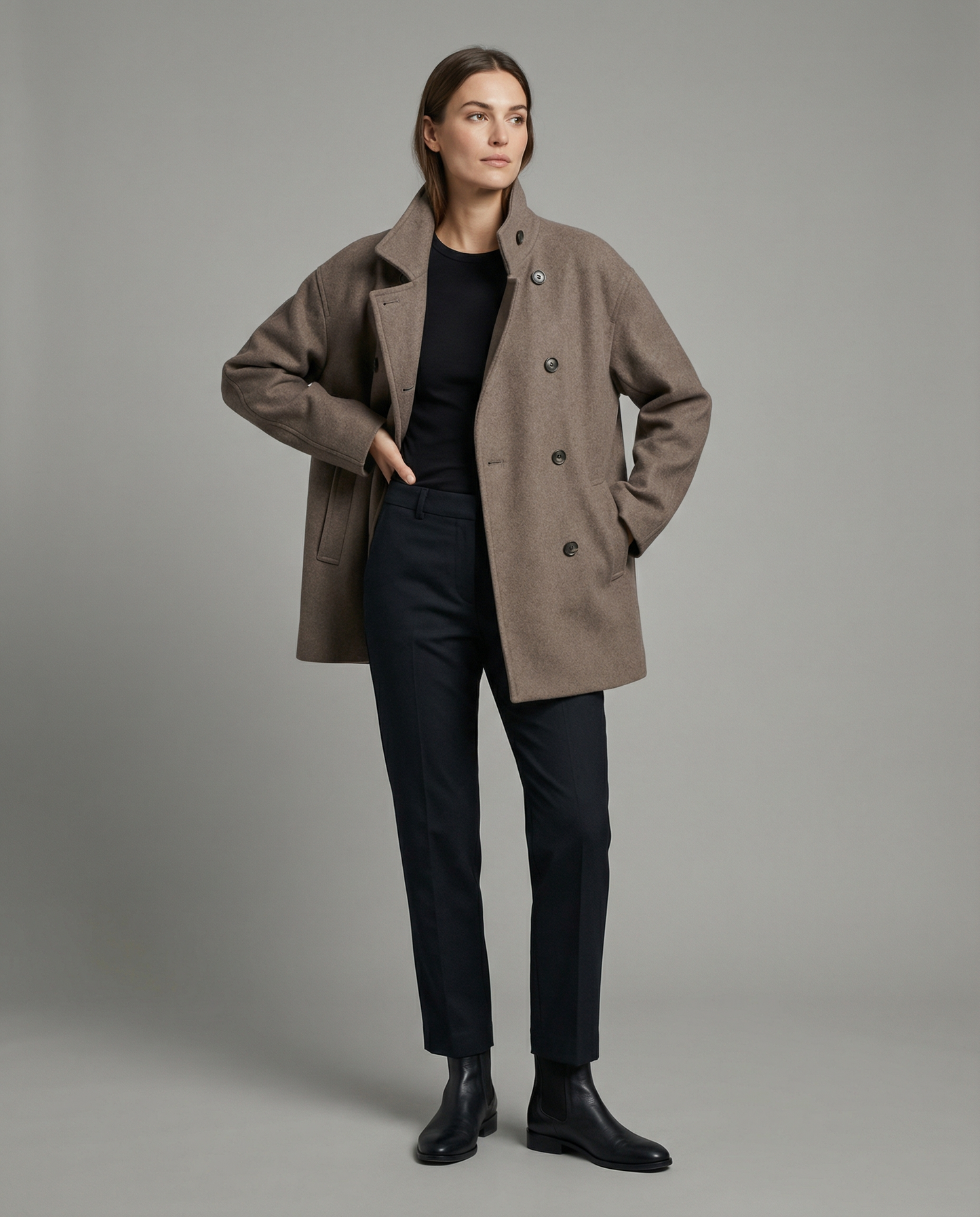 Cropped Jacket Women Modern